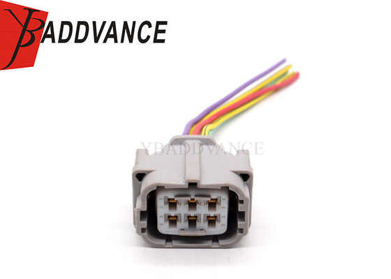 Waterproof Automotive Female 6 Pin Headlight Connector Wire Harness For Toyota Corolla