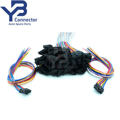 43025-1400 Female 14 Pin 40cm Long Automotive M-olex 3.0mm Series Cable Wire Harness With 20awg