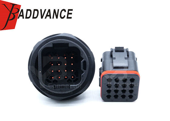 16 Pin Round Flange ECU Itt Auto Electrical Male Female Connector 132016-000 132016-001
