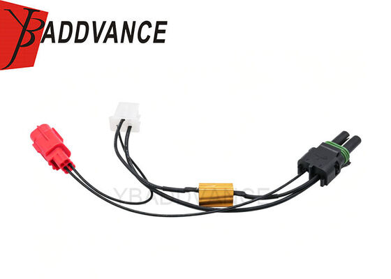 ELEC-1049 Customized 2 Pin 4 Pin Male Female LED Headlight Harness for Honda Grom125 2022+