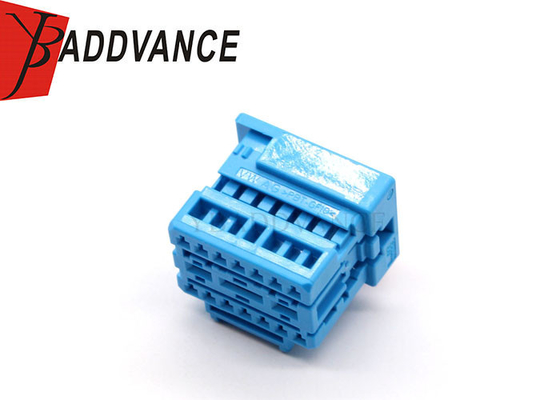 Electrical PBT-GF10 Female 17 Pin Plastic Blue Connector For VW-Audi-Wire