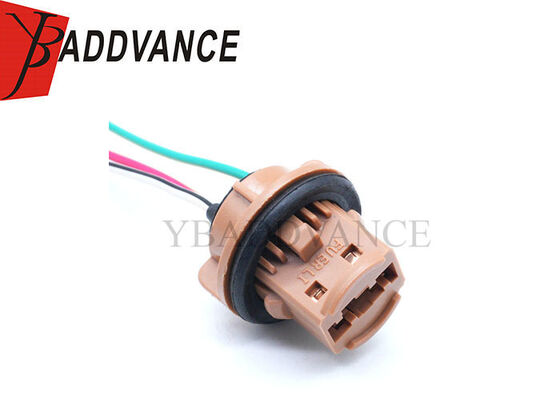 7443 T20 Light Bulb Socket Electric Plug Female Wiring Harness Adapter for Brake Turn Signal Reverse Tail Light