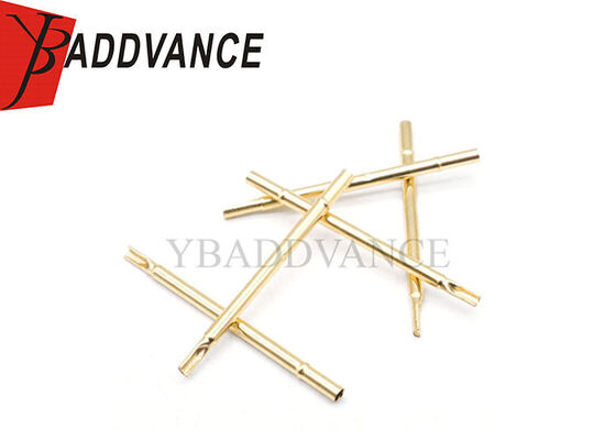 R100-3S 1.67mm Dia 29.5mm Length Gold Plated Metal Test Probing Needle Cover