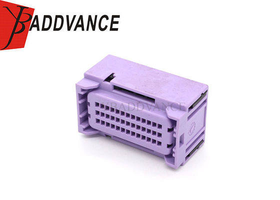 1-1897133-1 TE / AMP Purple 39 Pin Female Automotive Connector For Truck Bus