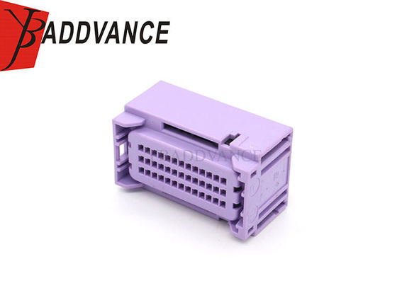 1-1897133-1 TE / AMP Purple 39 Pin Female Automotive Connector For Truck Bus