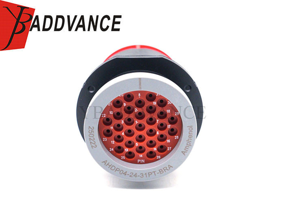 YB Connector AHDP04-24-31PT-BRA Αυτοκινητοβιομηχανικό σφραγισμένο θηλυκό 31 πιν Amphenol Connector