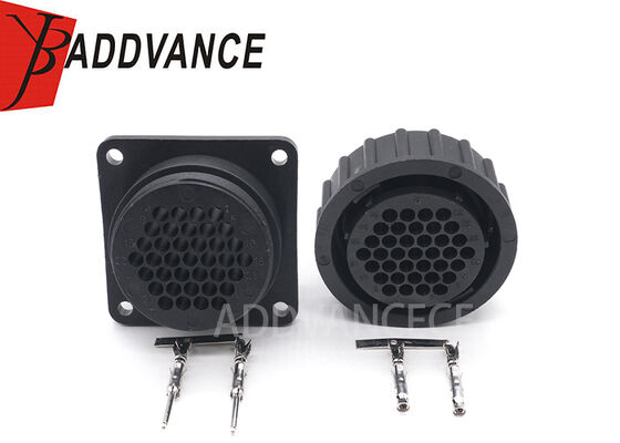 206151-1 206150-1 37 Pin CPC Series 1 Connector Housing Plug Receptacle 600V Μαύρο για Βιομηχανικό Εξοπλισμό Καλωδίωση Πίνακα Ελέγχου Σήματος Τροφοδοσίας